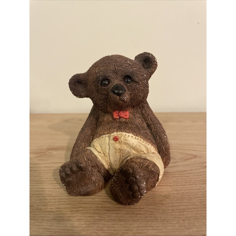 VTG 4” United Design Stone Critters “Buddy Bear” SC-363